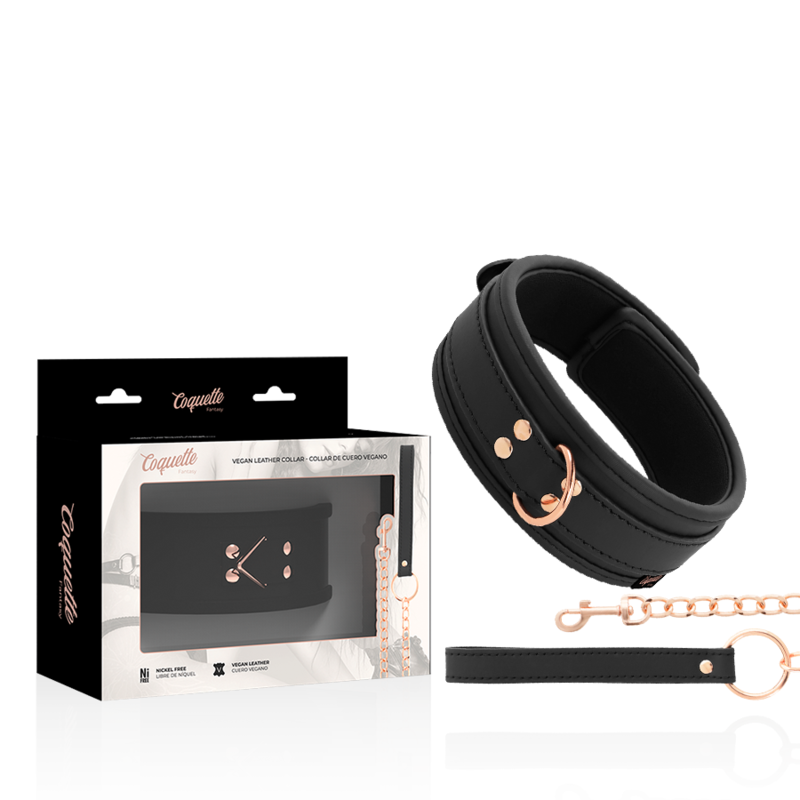 COQUETTE CHIC DESIRE Fantasy halsband i veganläder