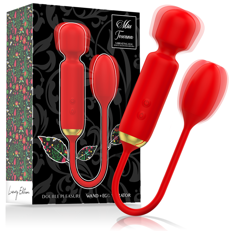 MIA TOSCANA Double Pleasure Wand och Vibrating Egg