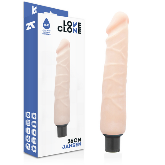 LOVECLONE Jansen självmörjande vibrator 26 cm