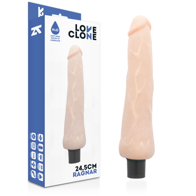 LOVECLONE Ragnar självsmörjande vibrator 24,5 cm