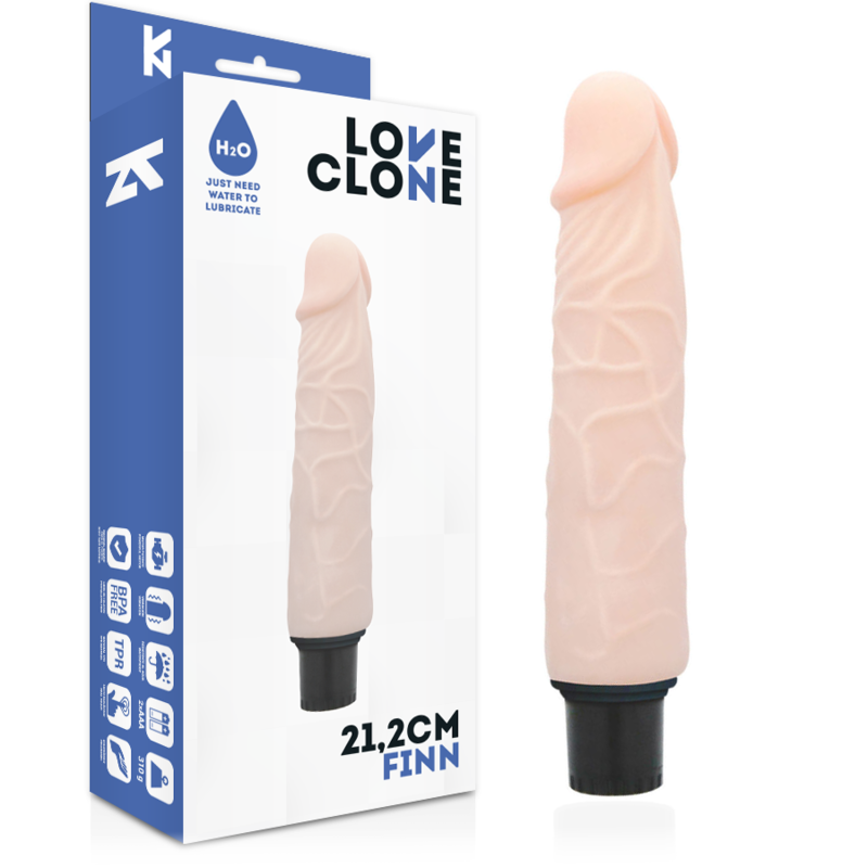 LOVECLONE Finn självsmörjande vibrator 21,2 cm
