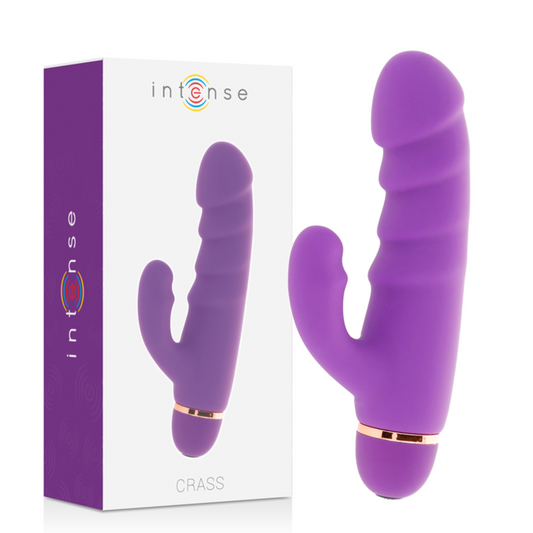 INTENSE - CRASS vibrator i lila silikon