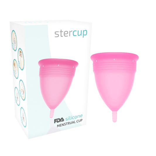 STERCUP rosa menstruationskopp i storlek S