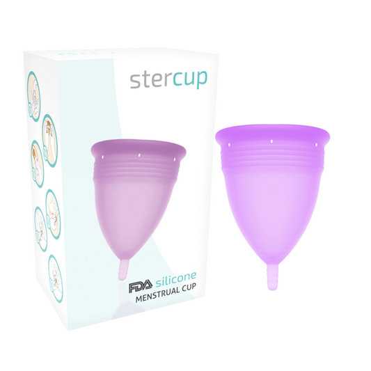 STERCUP menstruationskopp i silikon violet storlek S