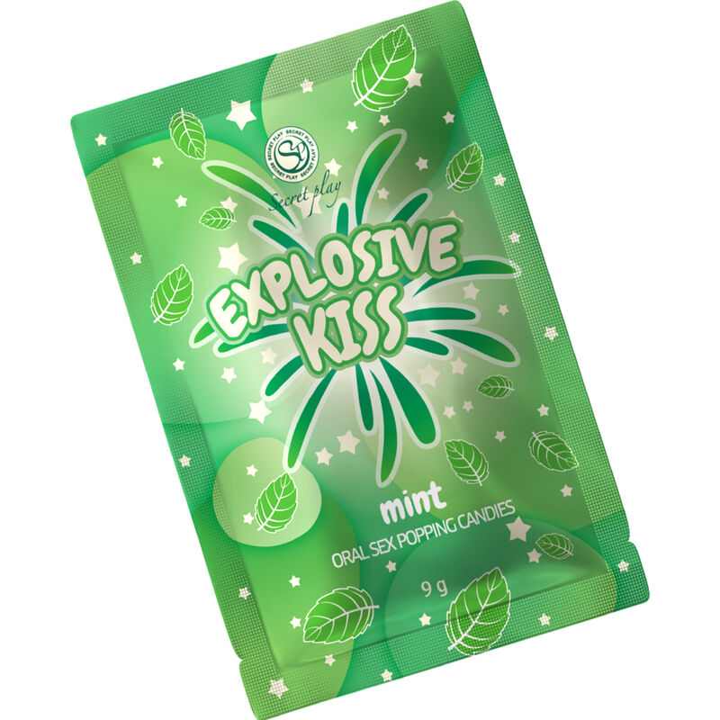SECRETPLAY Mint Explosive Candies i förpackning