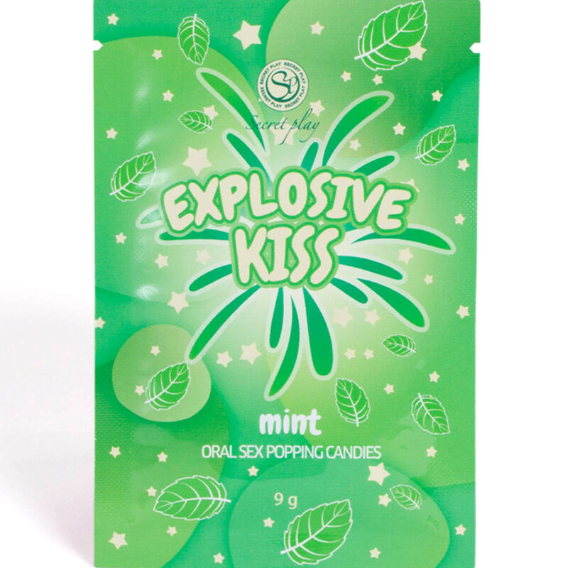 SECRETPLAY Mint Explosive Candies i förpackning