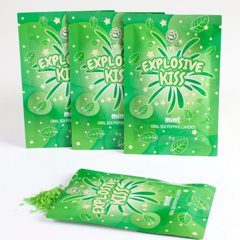 SECRETPLAY Mint Explosive Candies i förpackning