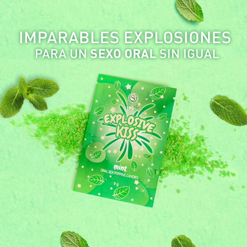 SECRETPLAY Mint Explosive Candies i förpackning