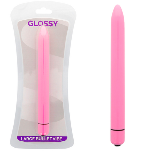 GLOSSY Slim Vibrator i djup ros