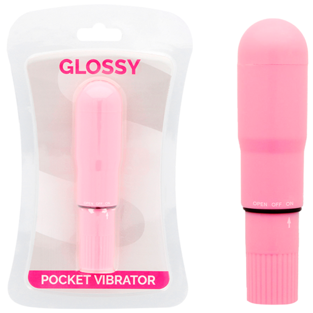GLOSSY Pocket Vibrator i rosa
