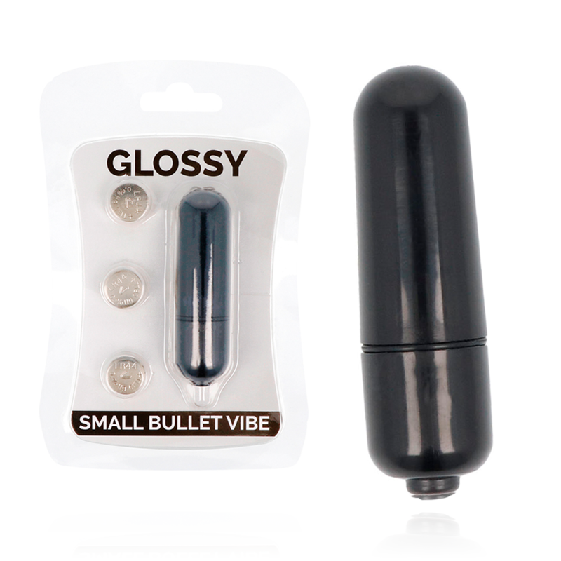 GLOSSY - LITEN BULLET VIBRATOR SVART