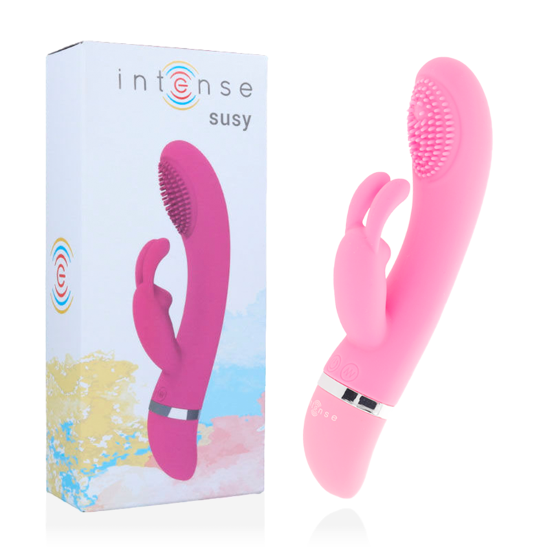 INTENSE Susy oscillerande vibrator i silikon, rosa