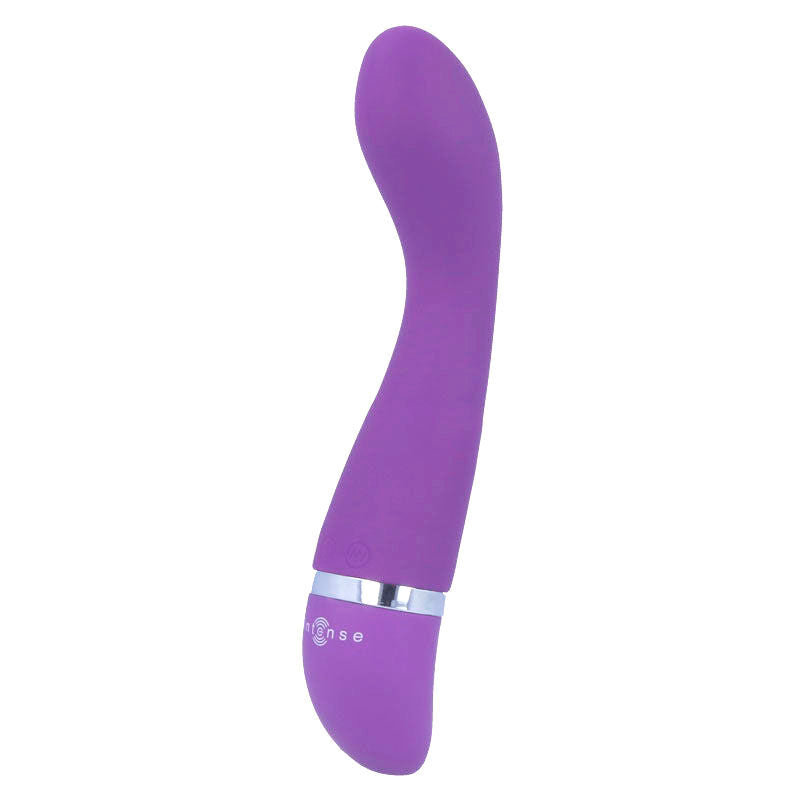 Leo vibrator i lila silikon, flexibel och ergonomisk