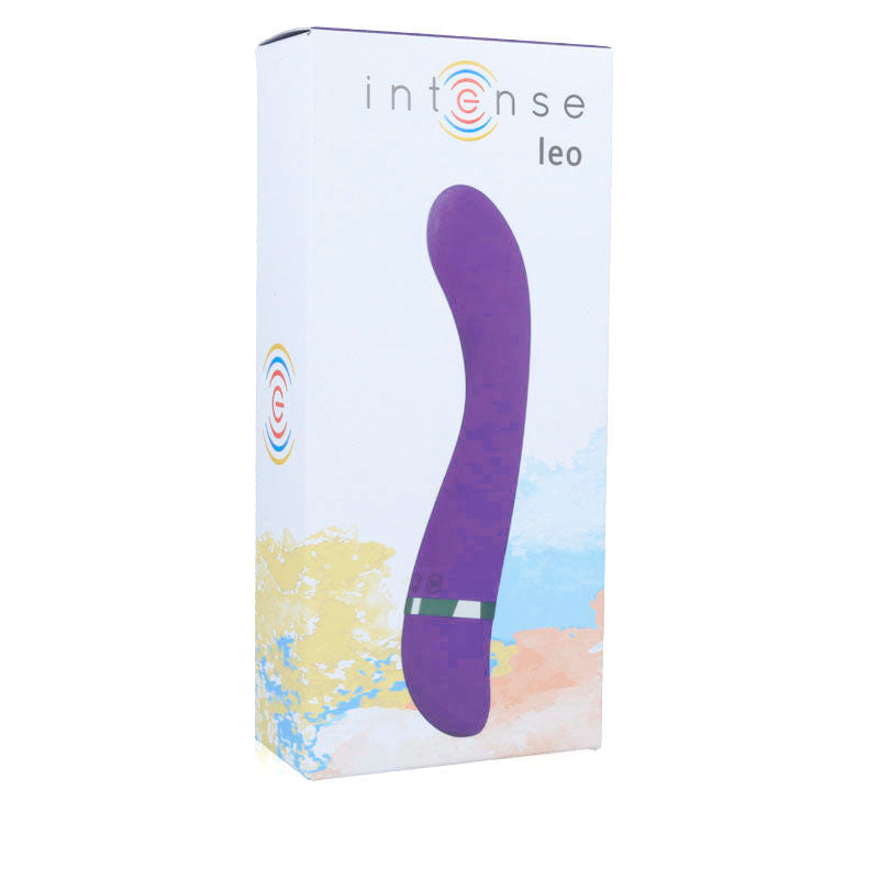 Leo vibrator i lila silikon, flexibel och ergonomisk