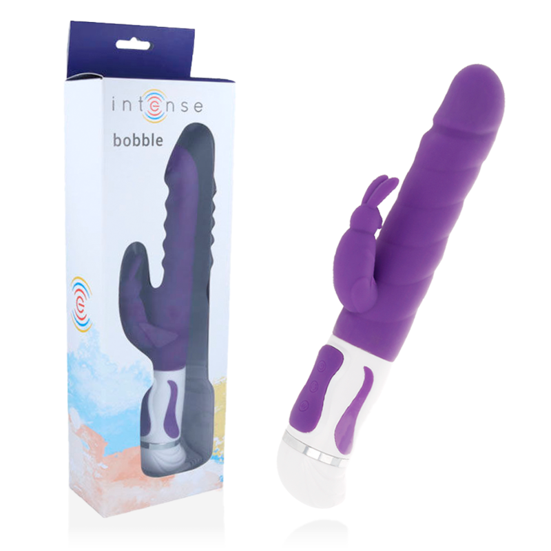 INTENSE Bobble vibrator rotator i lila silikon