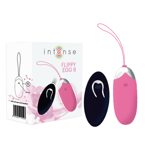 INTENSE Flippy II Vibrerande Ägg med Fjärrkontroll Rosa