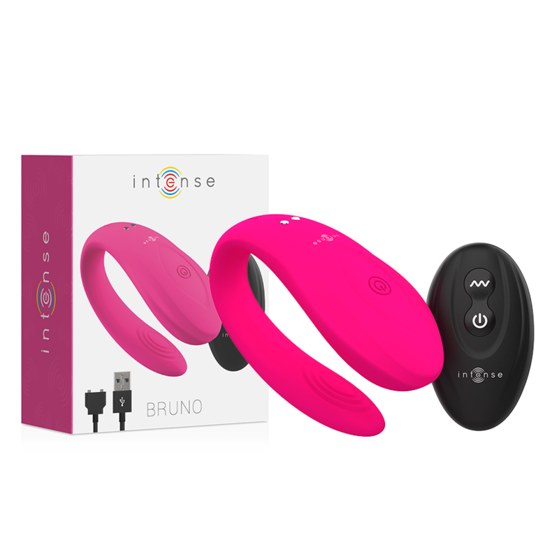 Bruno Partner Double Pleasure Pink vibrator för par