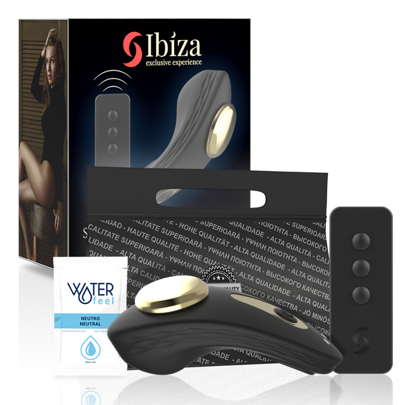 IBIZA - SILIKON PANTY VIBRATOR MED FJÄRRKONTROLL