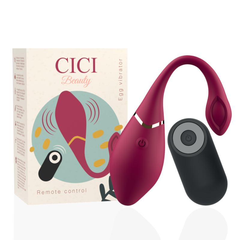 CICI BEAUTY premium silikonägg vibrator med fjärrkontroll