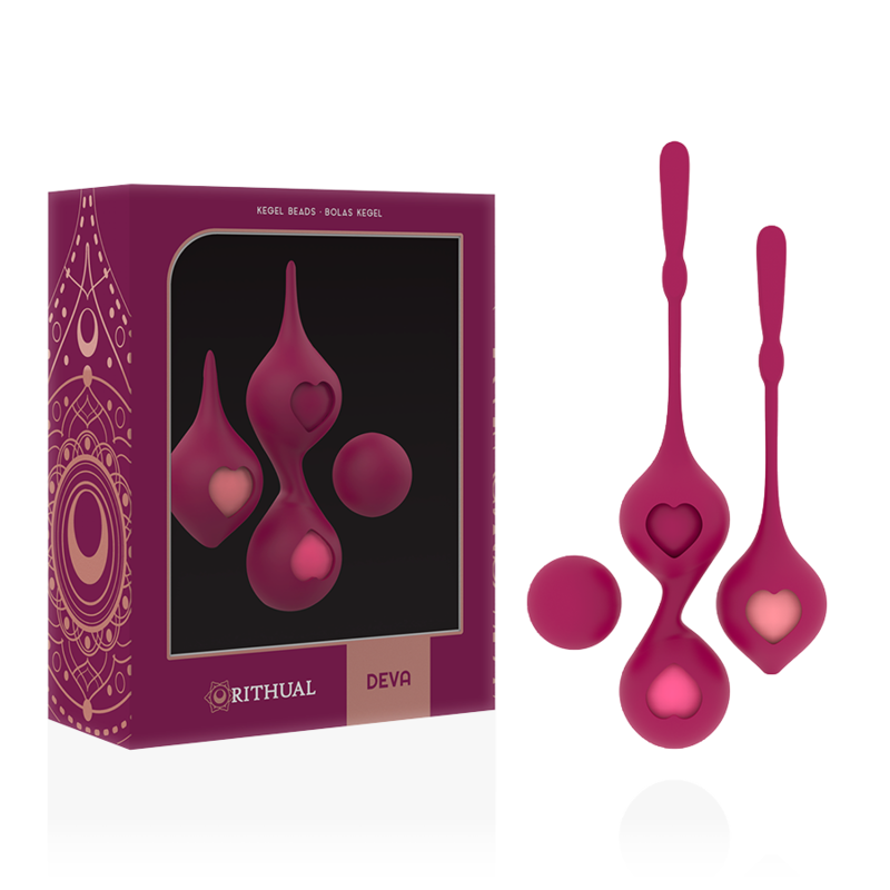 RITHUAL Orchid Pelvic Training Deva Set med 4 bollar