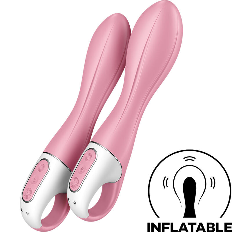 Satisfyer Air Pump Vibrator 2 Pink, uppblåsbar och kraftfull vibrator