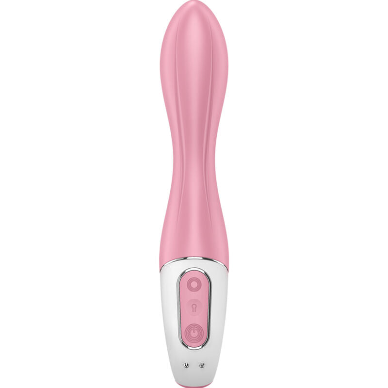 Satisfyer Air Pump Vibrator 2 Pink, uppblåsbar och kraftfull vibrator
