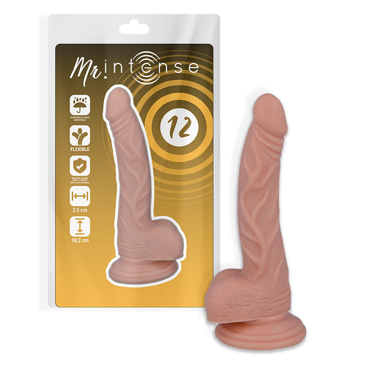 MR INTENSE 12 realistisk dildo 18,2 cm