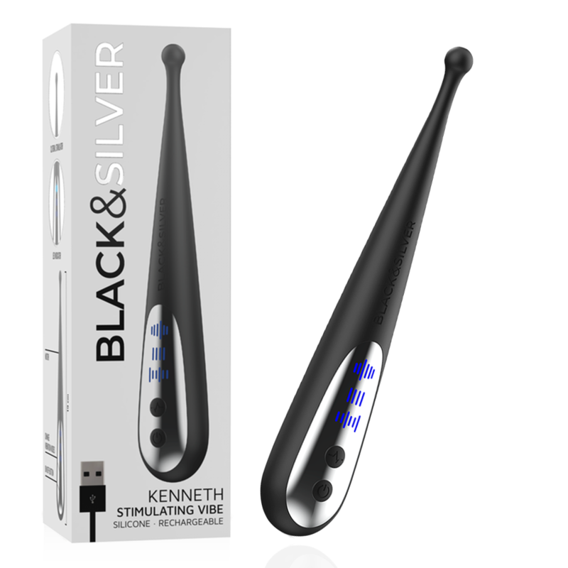 BLACK&SILVER KENNETH STIMULATING VIBE vibrator