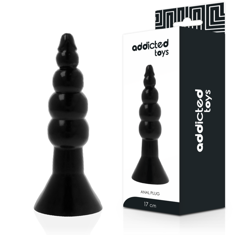 ADDICTED TOYS analplugg 17 cm svart