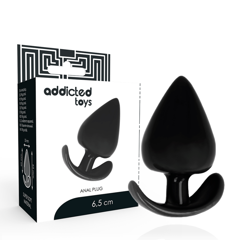ADDICTED TOYS anal plug 6.5 cm i mjuk silikon