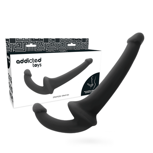 ADDICTED TOYS - DILDO MED RNA S UTAN UNDERKASTELSE SVART