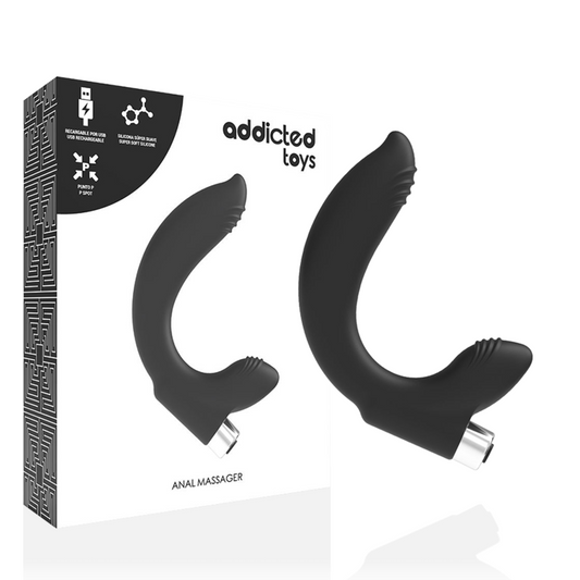 ADDICTED TOYS Prostatavibrator Rechargeable Model 7 i svart