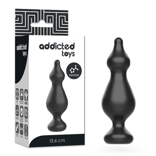 ADDICTED TOYS analplug 13.6 cm svart