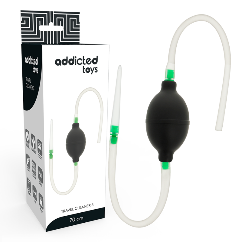ADDICTED TOYS Black Enema Set