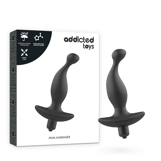 ADDICTED TOYS anal massager med svart vibration