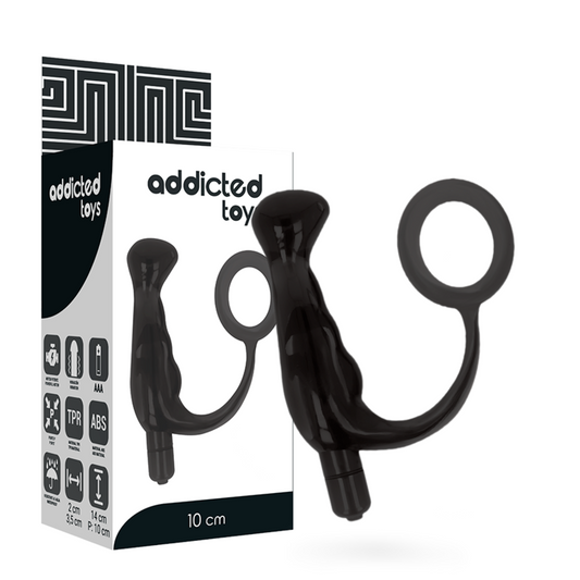 ADDICTED TOYS Vibrator Prost Tico Black 10 cm