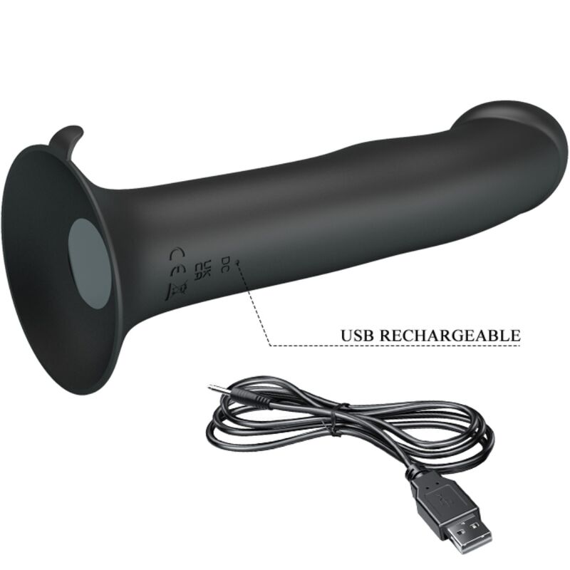 PRETTY LOVE Murray svart klitoral vibrator och sugare