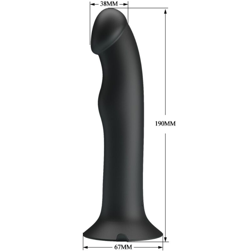 PRETTY LOVE Murray svart klitoral vibrator och sugare