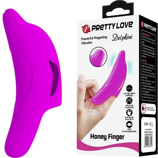 Pretty Love Delphini lila fingerstimulator