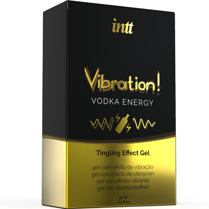 INTT - Kraftfullt intimt stimulerande flytande vibratorgel Vodka 15 ml