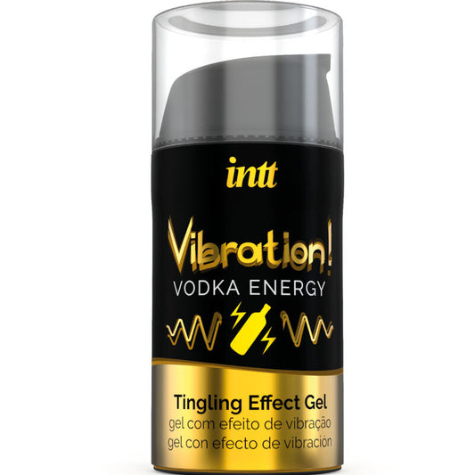 INTT - Kraftfullt intimt stimulerande flytande vibratorgel Vodka 15 ml