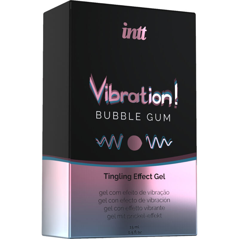 INTT - Kraftfullt intimt stimulerande vätska Vibrerande tuggummi 15 ml