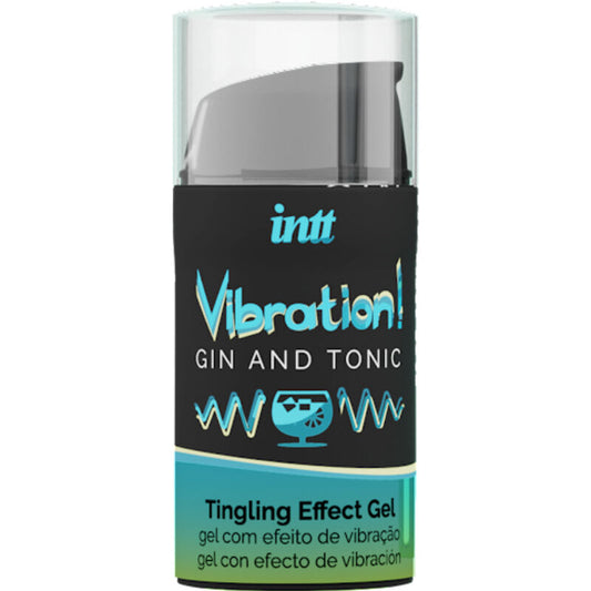 INTT - Kraftfullt intimt stimulerande vibratorgel Gin & Tonic 15 ml