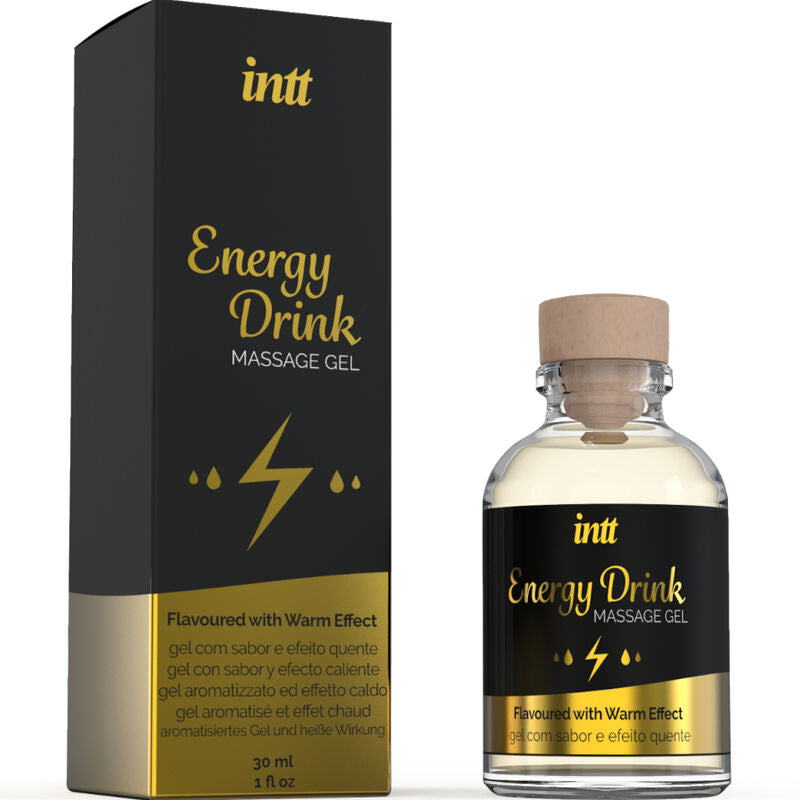 INTT Massagegel med smak av energidryck 30 ml