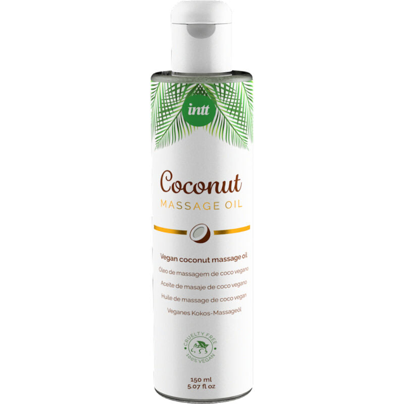 INTT vegansk massageolja med kokosdoft 150 ml