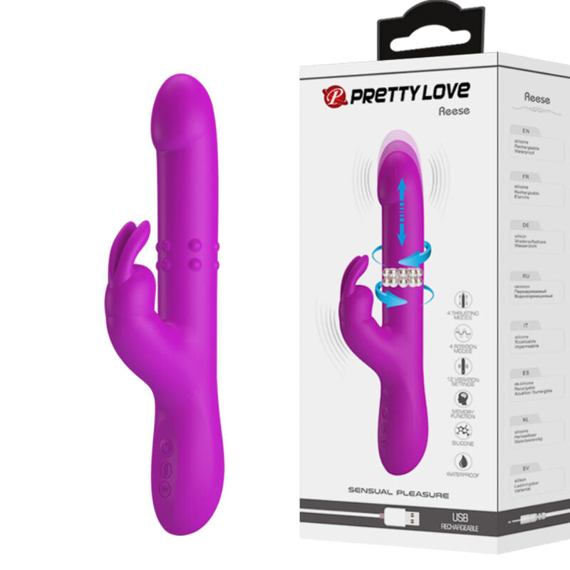 Pretty Love Reese vibrator med lila rotation