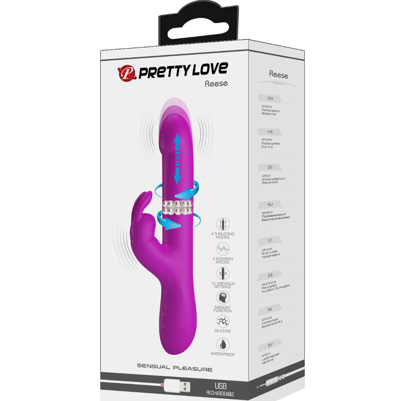 Pretty Love Reese vibrator med lila rotation