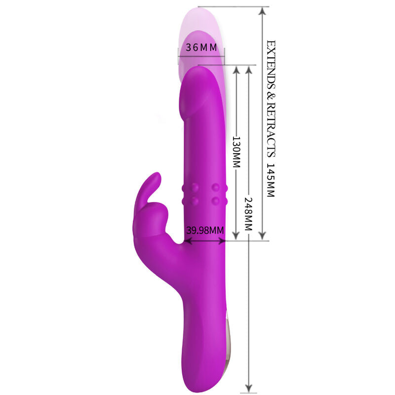 Pretty Love Reese vibrator med lila rotation