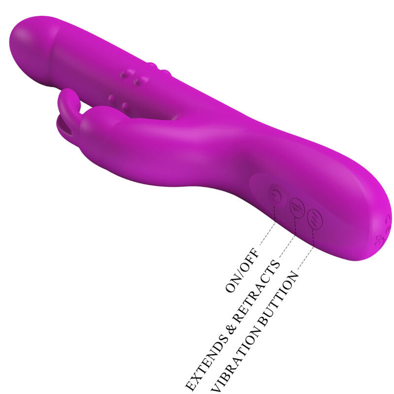Pretty Love Reese vibrator med lila rotation