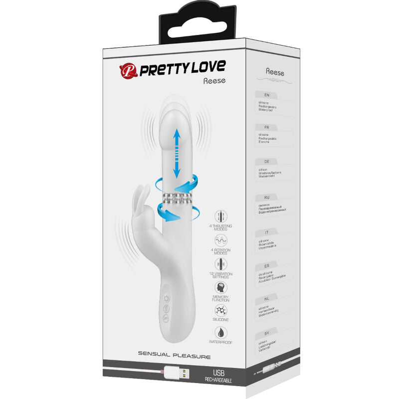 Pretty Love Reese vibrator med silverrotation